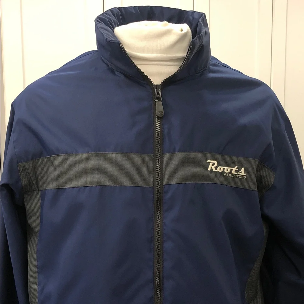 Roots Athletics Retro 90s/2000s Men’s Jacket – Medium Tall (40) 💙🩶 - Picture 3 of 14